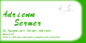 adrienn sermer business card